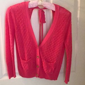 Juicy Couture XS Open Back Cotton Sweater